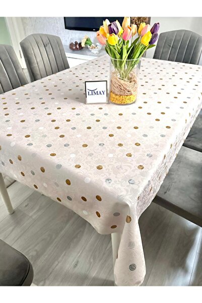 LİMAY غطاء طاولة ديكوري 1. مفرش طاولة من البولي فينيل كلوريد - مبطن - عملي - ديكوري