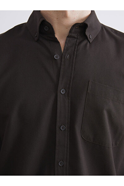 LC Waikiki Sparkling Choices from Shining Store | Slim Fit Long Sleeve Gabardine Men's Shirt