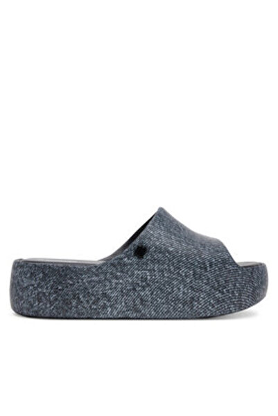 Melissa Γυναικείες σαγιονάρες μαύρες MELISSA-M 36149 BG691 ΜΑΥΡΟ ΤΖΙΝ