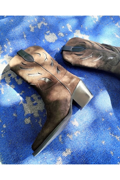 Of&Off KADIN HAKİKİ DERİ WESTERN ÇİZME