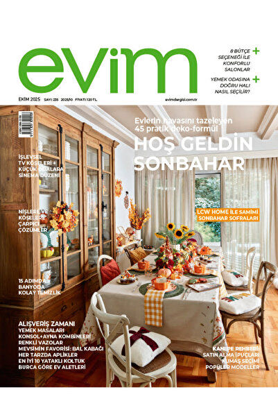 Doğan Burda Dergi Yayıncılık Evim Dergi Ekim 2025