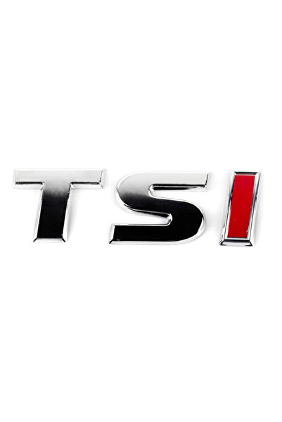 TR Tsi Red Chrome Trunk Lettering Golf6-7 2009>2017 Compatible