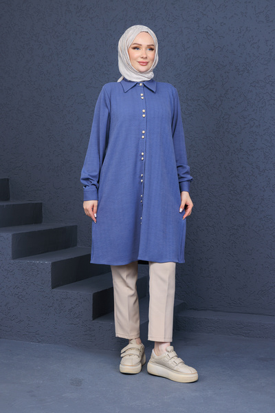 FİDEY Tri̇ko Tesettür Tunic