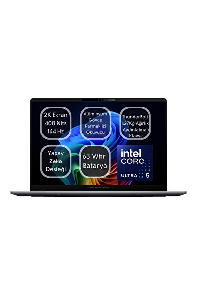 ASUS ExpertBook P5 Intel Core Ultra 5 226V 16GB 512GB SSD 14" FHD Fdos P5405CSA-I516512S0D