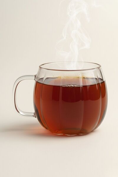 CasaPetra Bal Kabak Tasarımlı Kulplu Çay Bardağı Cam Bardak Fincan