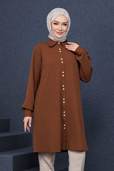 FİDEY Tri̇ko Tesettür Tunic