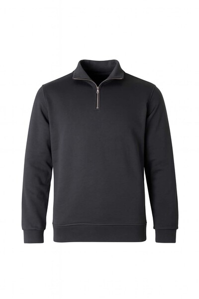 trender Half Zipper 3 Thread Anthracite Men's Sweatshirt 5259-2