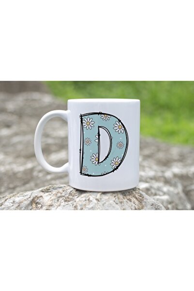 Beramussa كوب على شكل حرف D مزين بنقشة الأقحوان، كوب شاي وقهوة مزين بالزهور، ...