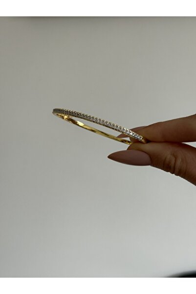 STOLIA 316L ÇELİK KARARMAZ ZİRKON GOLD KELEPÇE