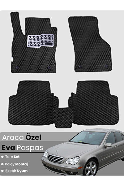 Figapp MERCEDES BENZ C SERİSİ W203 (2000-2007) Uyumlu EVA Paspas Tam Set – Ar...