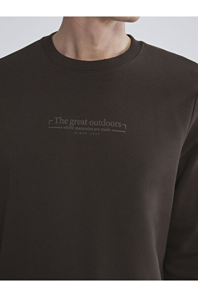 LC Waikiki Create Your Style from Uzg Store |   Crew Neck Printed Men's Thick Sweatshirt