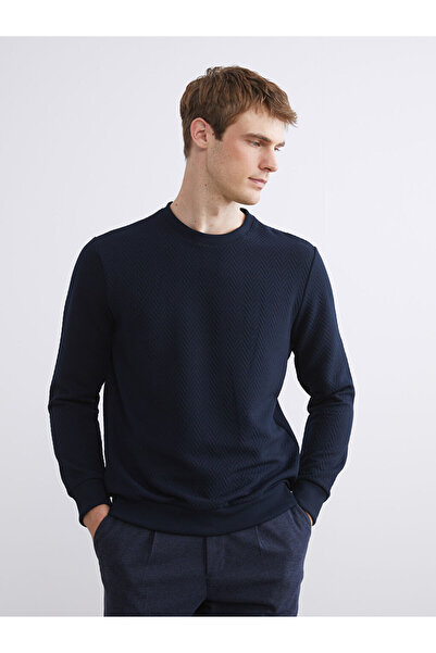 LC Waikiki Rmz Gi̇yi̇m Farkiyla Zero Roba Collar Men's Sweatshirt