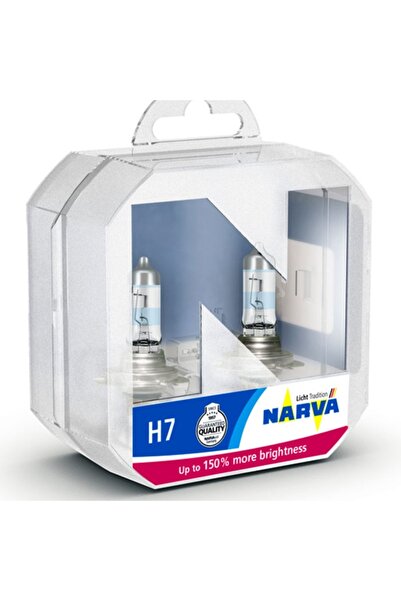 Narva SET OF 2 HEADLIGHT BULBS H7 55W 12V RANGE POWER 150