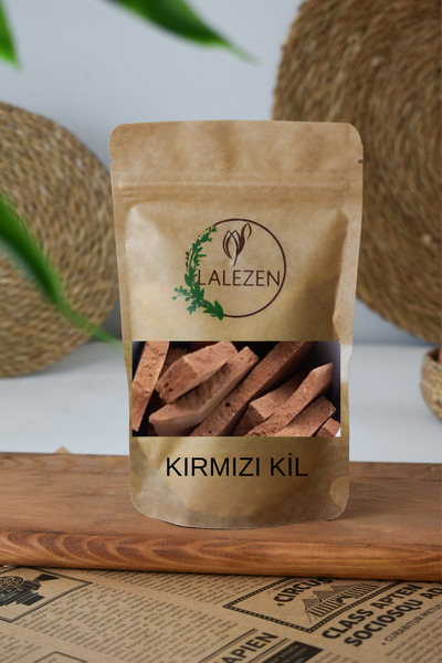 LALEZEN Yenilebilir Kırmızı Kil - Kırmızı Toprak Ural Kil 250 gr