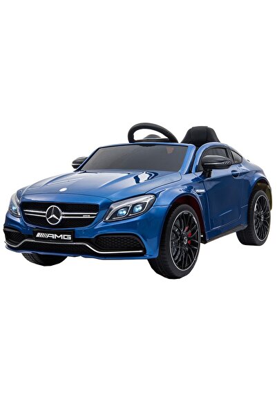 NOVOKIDS NOVOKIDS™ Mercedes C63S AMG Coupe Battery-Powered Electric Car for Kids, Blue