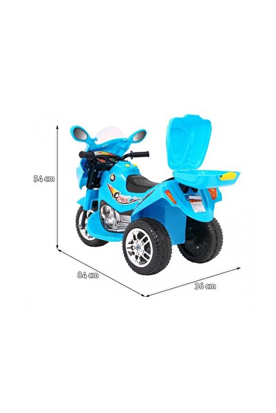 NOVOKIDS NOVOKIDS™ Moto Classico 88 Battery-Powered Electric Motorcycle for Kids, Blue