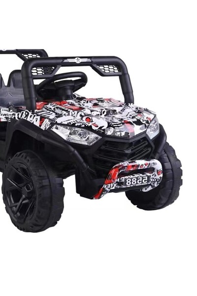 NOVOKIDS NOVOKIDS™ Buggy Mini UTV Battery-Powered Electric Car for Kids, White