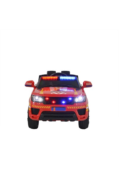 NOVOKIDS NOVOKIDS™ Police Squad SUV Battery-Powered Electric Police Car for Kids, Red