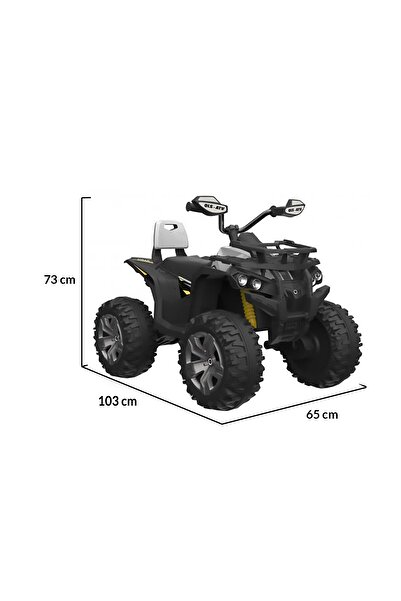 NOVOKIDS Electric ATV with battery for children NOVOKIDS™ Majestic Quad PRO, Black
