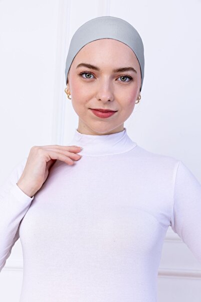 Loggia Non-Slip Silicone Bandana Headband - Sporty Hair Band-Light Gray