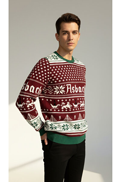 Digz fashion سترة تريكو مصنوعة من القطن بنسبة 100% تحمل طابع العام الجديد