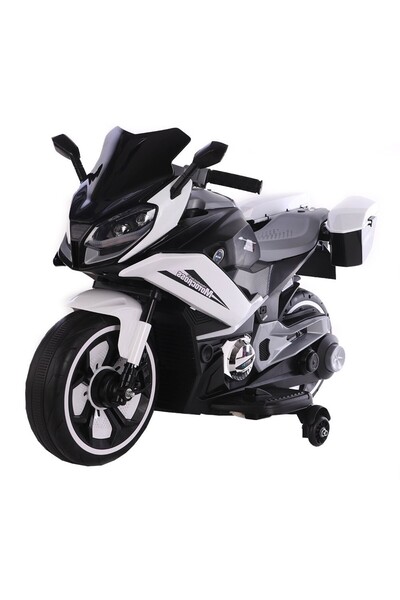 NOVOKIDS NOVOKIDS™ Nepal Premium Motor Electric Battery Motorcycle for Kids, White