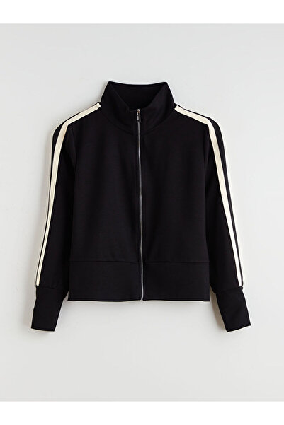 LC Waikiki Stand Collar Women's Zippered Sweatshirt