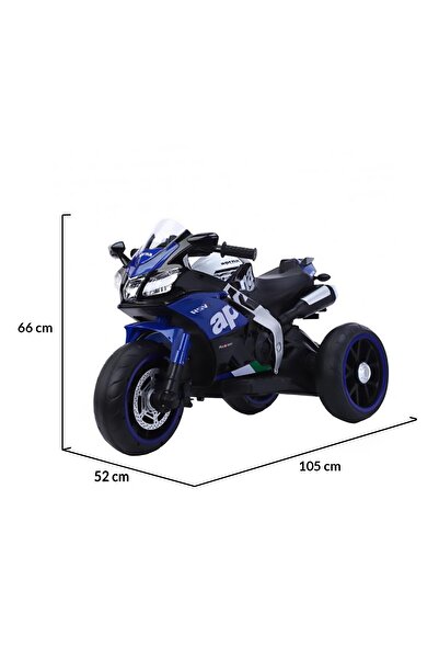 NOVOKIDS NOVOKIDS™ Aprilia Panorama Edition Battery-Powered Electric Motorcycle for Kids, Blue