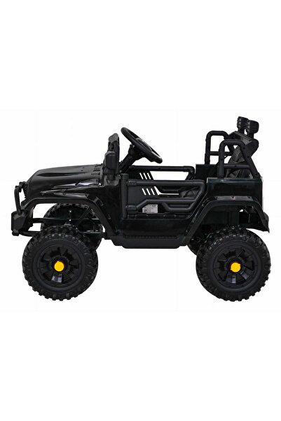 NOVOKIDS NOVOKIDS™ Dark Knight Jeep PRO Battery-Powered Electric Ride-On Car for Kids, Black