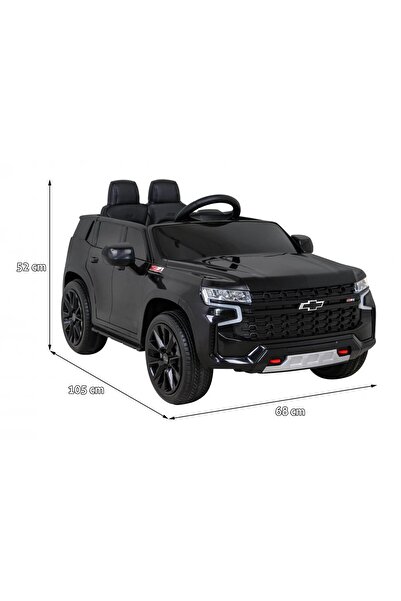 NOVOKIDS NOVOKIDS™ Chevrolet Tahoe SUV Battery-Powered Electric Ride-On Car for Kids, Black