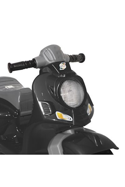 NOVOKIDS NOVOKIDS™ Vespa Scooter Mini, Black Pedal-less Scooter Function Motorcycle for Kids