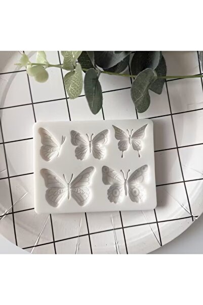 HogART Design Çoklu Kelebek Mum Sabun & Kokulutaş Silikon Kalıp