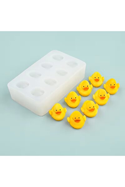 HogART Design Minik Çoklu Ördek Mum Sabun & Kokulutaş Silikon Kalıp