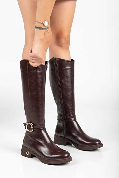 SEDRİK yeni sezon toka detaylı hazır taban yandan fermuarlı su gaçirmez uzun ...