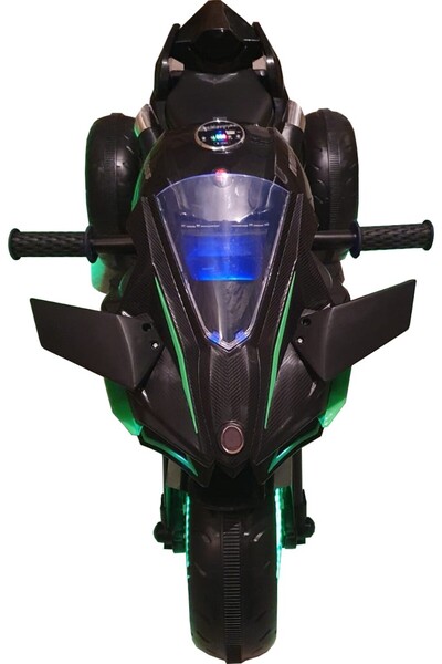 NOVOKIDS NOVOKIDS™ Ninja Trio Motocross Battery-Powered Electric Motorcycle for Kids, Black