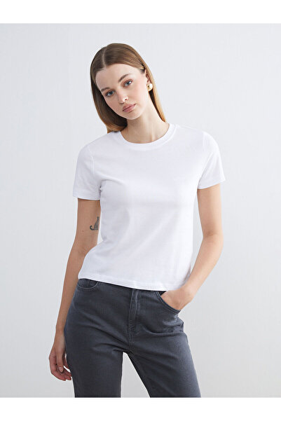 LC Waikiki Γυναικείο μπλουζάκι Özmarka New Season με λαιμόκοψη ποδηλάτου