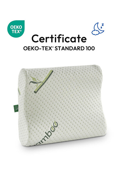 Desire Bamboo Cover Medical Neck Support Double-Sided Orthopedic Visco Pillow 51x41x13-11cm 1350gr