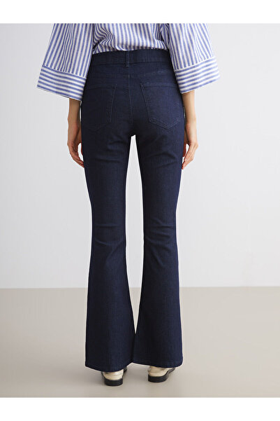 LC Waikiki İndigo Flare Kadın Jean Pantolon
