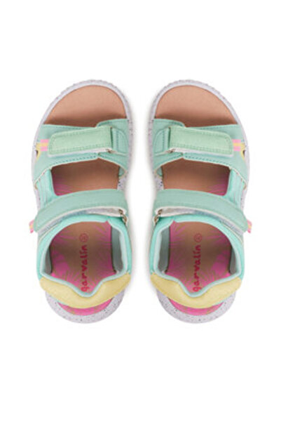 Garvalin Σανδάλια για κορίτσια πράσινα GARVALIN-252878 D269 AQUA (ΜΑΤ) S
