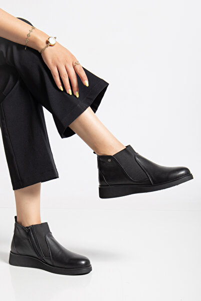 Elile Shoes Hakiki Deri 36 Numaradan 41-42 Numaraya Kadar Kadın Kışlık Bot