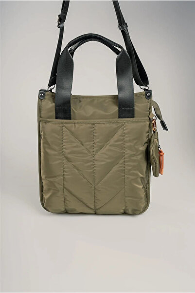 ÇÇS Women's Quilted Fabric Shoulder and Arm Bag