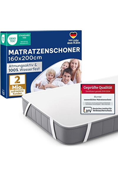 Blumtal Husa de Saltea Impermeabila, 160 x 200 cm, certificat Oeko-Tex, foart...