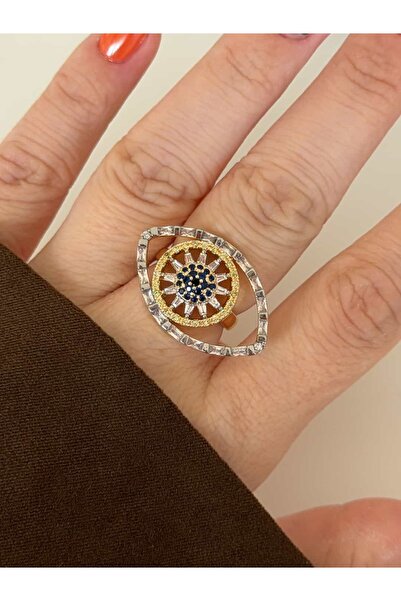 CHARMLUCKY Stone Large Eye Ring