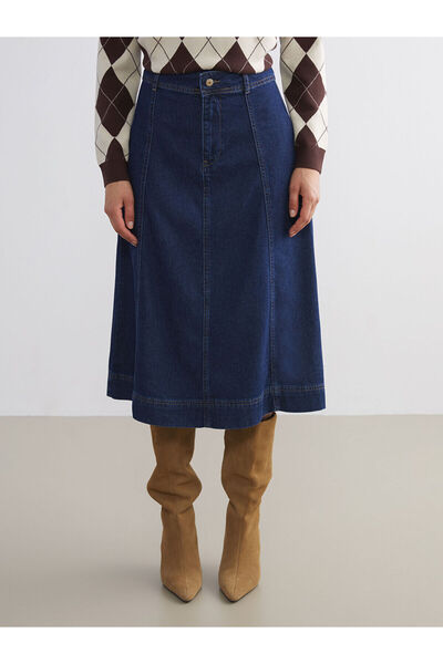 LC Waikiki Loose Fit Jean Skirt