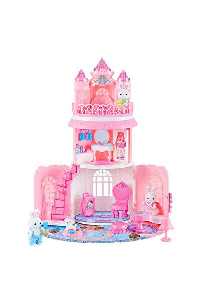 Luminoo BAY DREAMY MİNİ TAVŞAN 6628 TAŞINABİLİR ŞATO EV SETİ 3+