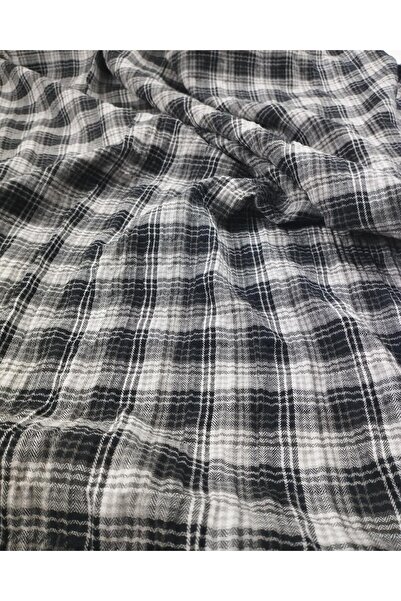 Kumaş Parça 99% bumbac 1% elastan țesut în culoarea gri (lățime 135 cm x lungime 275 cm)