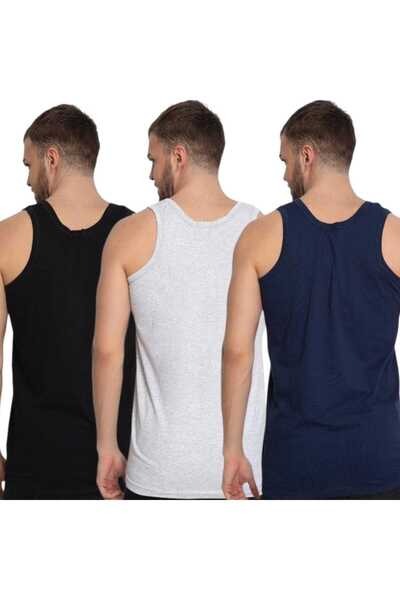 pamuklu Set of 6 men's t-shirts, Pamuklu, White, 100% cotton