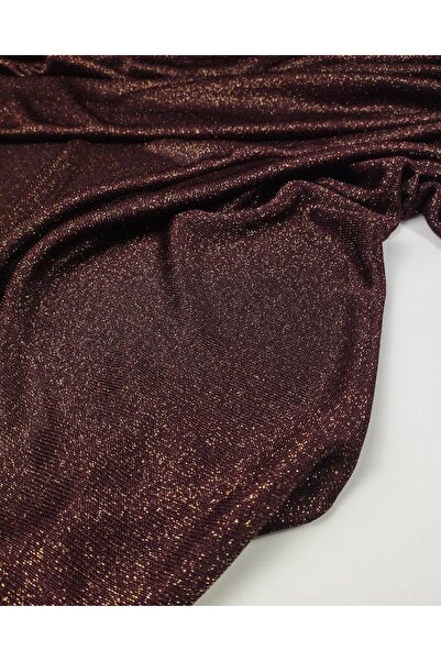 Kumaş Parça Simli İnterlok Triko Kumaş En: 140