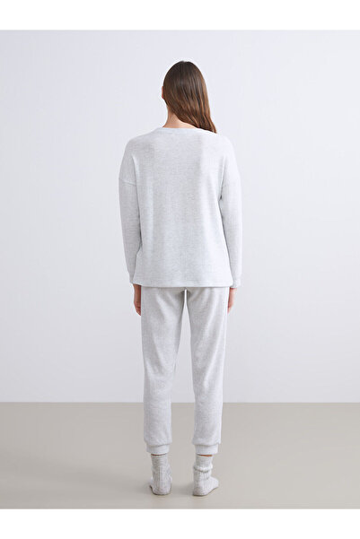 LC Waikiki Özmarka Yeni Sezon Bisiklet Yaka Kadın Pijama Takımı