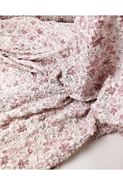 Kumaş Parça Jerseu multicolor cu vafe (lățime 140 cm x lungime 195 cm)